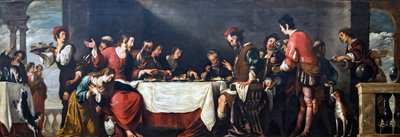 Gastmahl im Haus des Simeon von Bernardo Strozzi